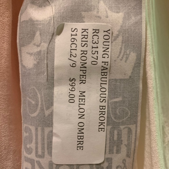 Ombré Elegant Lace Embroidered Long Sleeved Romper - Picture 15 of 15